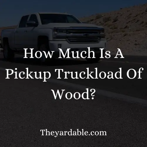 chevrolet pickup truck without load of wood