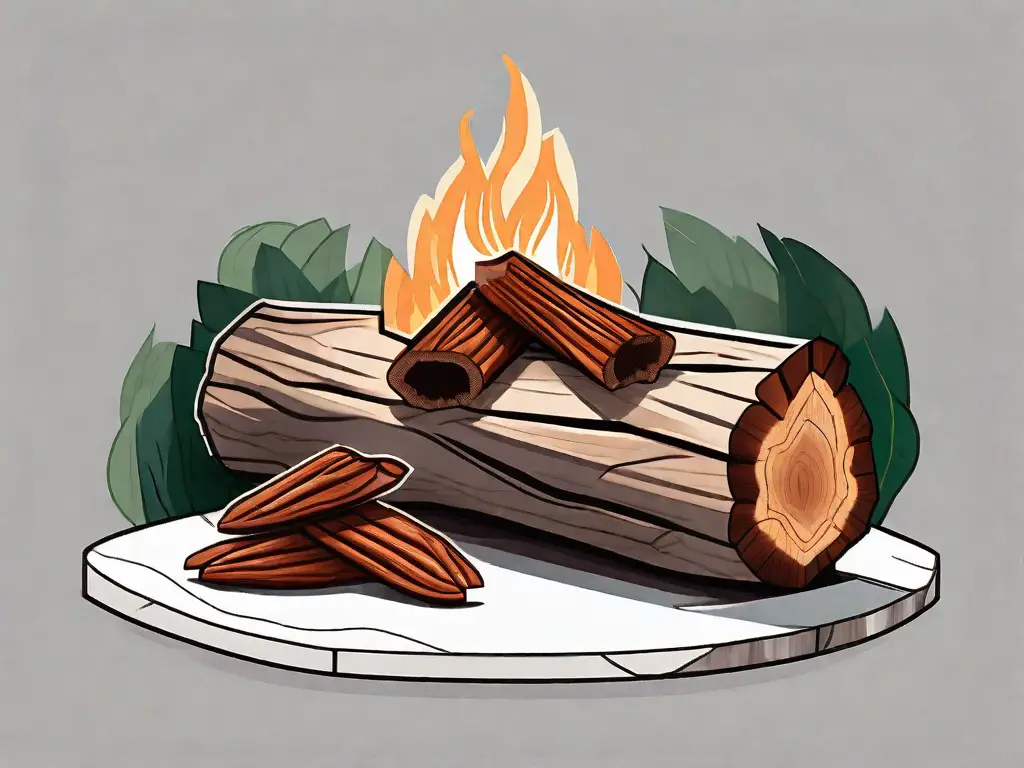 Pecan firewood logs